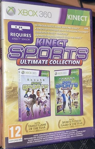 Xbox 360 üçün kinetic oyunu utltimate colletiondu 2disqdə var