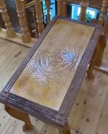 reception masa: Jurnal masası, Açılan, Taxta, Dördbucaq masa — 1