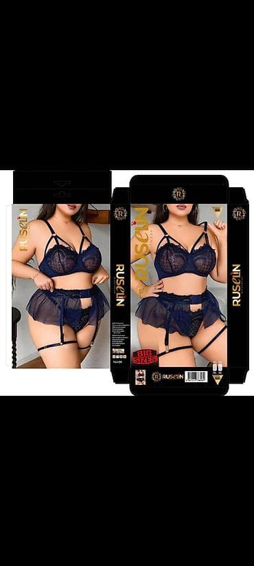 Şəxsi əşyalar: Kod:E.v-156492 RuselİN Nightwear – böyük ölçülər üçün zərif alt paltar — 3