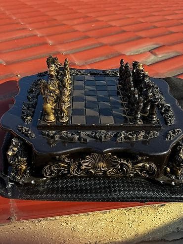 Şahmat Sahmat Çeşid çoxdu.çatdırılma 1_2 saata edilir. Qoz ağacındandı — 2