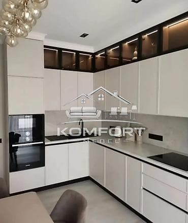 laminat kuxna mebeli: Sifarişlə mətbəx dəsti, Özü çəkən petlələr, MDF, Kredit yoxdur, Pulsuz çatdırılma — 3