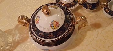 cay desgahi: Çay dəsti, rəng - Ağ, Farfor — 5