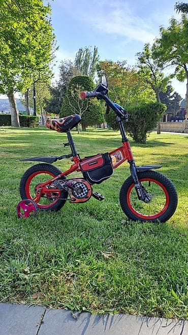 12 dyumlu velosiped: İşlənmiş İki təkərli Uşaq velosipedi Giant, 14", sürətlərin sayı: 1, Pulsuz çatdırılma — 6