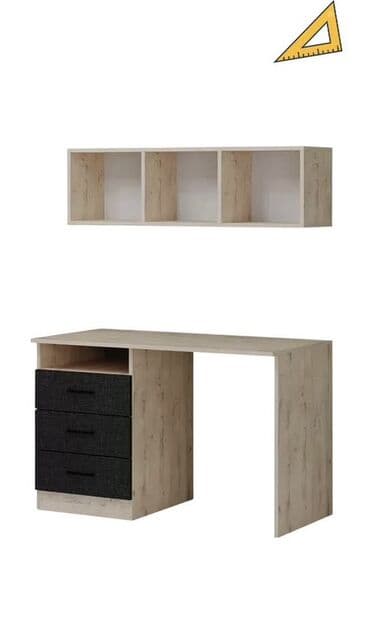 Ev üçün mebel: İş/Qalınma stolu və asma rəf dəsti - Komplekt: 1 ədəd işləmə/oxu — 1