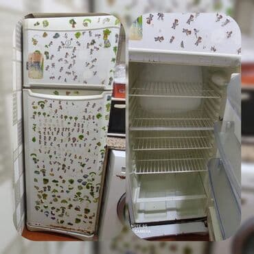 soyuducu 2 el: Б/у 2 двери Холодильник Продажа, цвет - Белый, С колесиками — 1