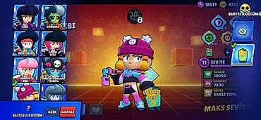 Video oyunlar və konsollar: Brawl Stars hesabı – yüksək səviyyəli, tam kolleksiya - Kupa yolu: 55 — 7