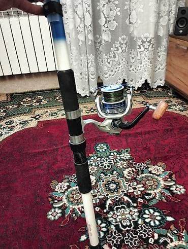 teleskopik: LE7000 model makara ilə təchiz edilmiş teleskopik balıqçılıq çubuğu — 3