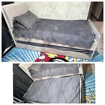 yataq basliqlari: Təknəfərlik çarpayı, Matrassız — 1