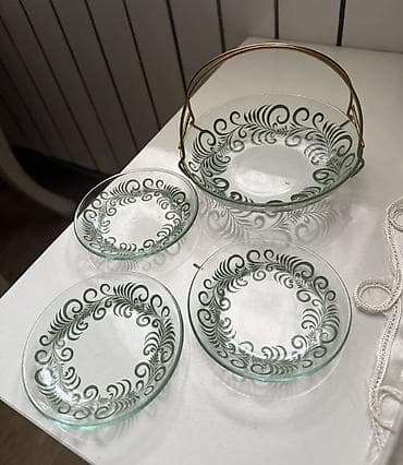 Konfet qabı, 1900 il, Şüşə, SSRİ