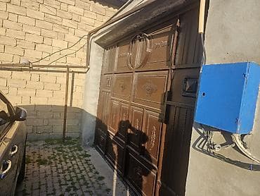 Qaraj darvazaları: İşlənmiş Dəmir Həyət darvazası, Yana açılan, 280 m, Mexaniki, rəng - Bej, Ünvandan götürmə — 2