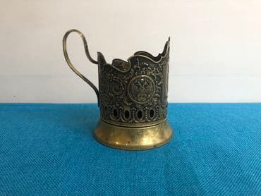 ваза стеклянная прозрачная высокая без узора: Бокал, 1970 год, Россия — 4