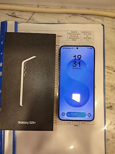 plus: Samsung Galaxy S25 Plus, 256 GB, rəng - Mavi, Zəmanət, Sensor, Barmaq izi — 1