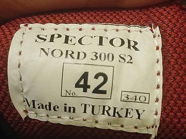 kişi botları: Spector NORD 300 S2 təhlükəsizlik ayaqqabısı - Ölçü: 42 (etiketdə No — 1