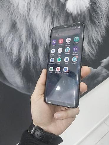 samsung s8 ekrani: Samsung Galaxy S8, 64 GB, rəng - Qara, Barmaq izi — 7