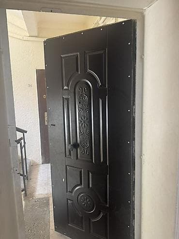 usta qapi: Dəmir giriş qapısı - Material: möhkəm metal konstruksiya - Rəng: qara — 2
