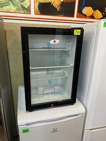 Şüşə vitrinli mini soyuducu (masaüstü) - Marka: Fisher (ön şüşədə