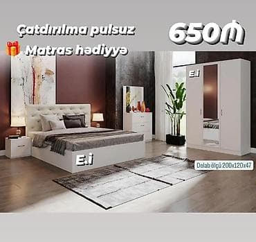 madeyra tek carpayi: 2 təknəfərlik çarpayı, Dolab, Termo, Tumba, Yeni — 1