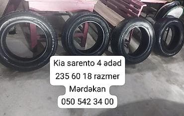 Kia Sorento üçün 4 ədəd təkər dəsti. - Ölçü: 235/60 R18 - Brend/model — 8