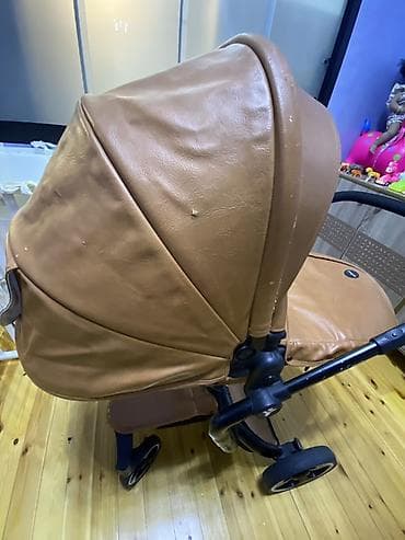 Коляски: Классическая прогулочная коляска, Foofoo, Б/у, Бесплатная доставка — 3