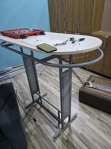 Bar masası, Açılmayan, MDF, Oval masa lalafo.az -da Bar masası, Açılmayan, MDF, Oval masa