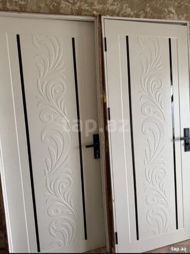 tualet qapisi: Qonaq otağı üçün Yeni Otaq qapısı 90x205 sm Naliçnik ilə, Zəmanətli, Ödənişli quraşdırma, Pulsuz çatdırılma — 2