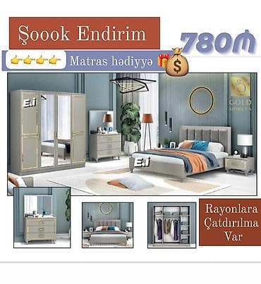 Yataq desti rəng seçimi var