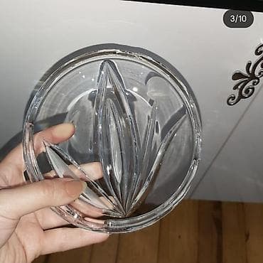Mətbəx aksesuarları: Xrustal lepe qabi cutu 30 azn sokkk.sokk. xrustalŞüşə qablar dəsti — 3