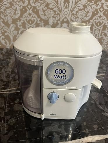 sok sixan: Braun şirəçəkən, 600 Watt gücə malik mətbəx cihazıdır. Meyvə və — 1