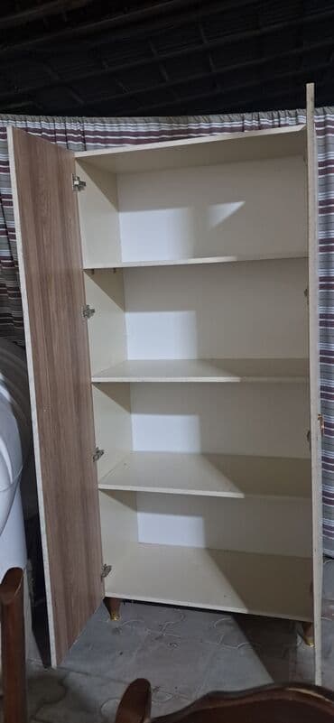 ikinci el metbex mebeleri: Yeni, Açılan, 2 qapılı Düz dolab, Qarderob, paltar dolabı — 3