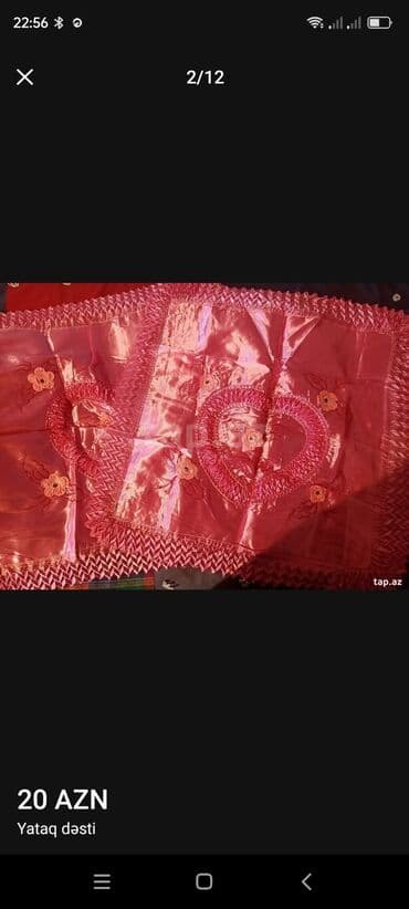 yastiq uzu: Yataq üçün Yeni rəng - Çəhrayı Yataq örtüyü, Pulsuz çatdırılma — 9