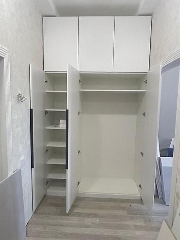 taxt yatag: Düz dolab, Yataq otağı üçün, Qarderob, Açılan, Quraşdırıla bilən, 6 qapı — 3