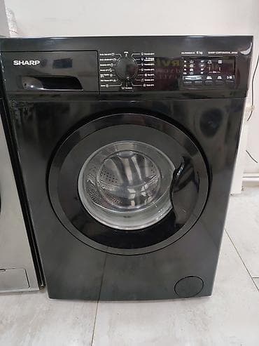 Sharp ES-FE6100BX-E paltaryuyan maşın - Ön yükləməli, 6 kq tutum - — 1