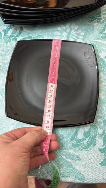 sushi: Nahar dəsti, rəng - Qara, Şüşə, 6 nəfərlik — 3