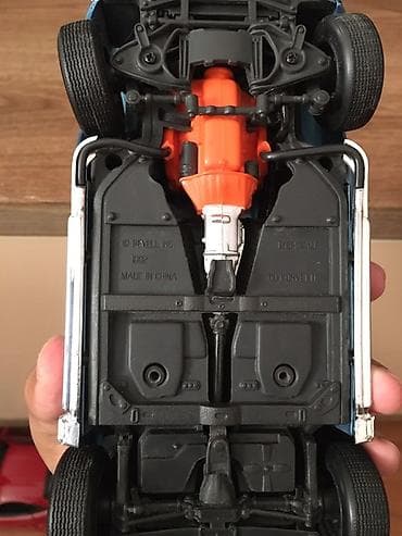 gitara kabel: Kolleksiya üçün die-cast model avtomobil – mavi rəngli klassik — 6