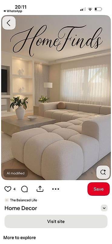 Minimalist modul divan – müasir interyerlər üçün - Dizayn: kublu