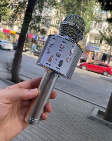 bluetooth mikrofon karaoke: Ws-858 Bluetooth mikrafon kalonka Endirim 25Yox 15Azn✅ ✅Mikrafon — 2
