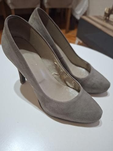 Tuflilər: Tuflilər, Stradivarius, Ölçü: 38, rəng - Boz, İşlənmiş — 2