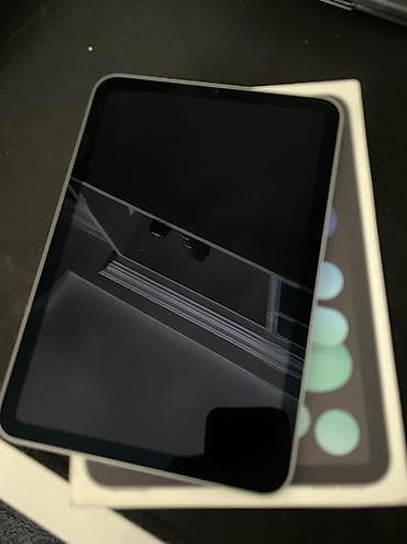 iphone 12 ağ: IPad mini 7 pro təp təzədi çox az istifade olunubdu karobka adabtrı — 2