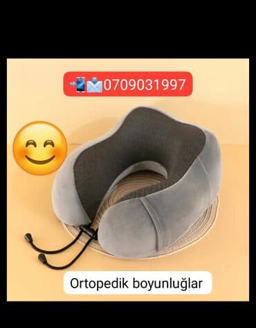Ortopedik boyun yastığı - Səyahət və ofis üçün rahat U‑şəkilli dizayn