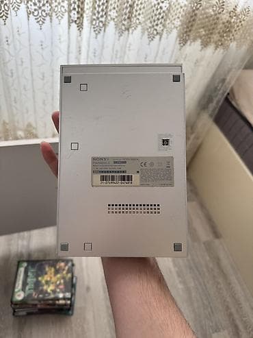 sert disk: Sony PlayStation 2 Slim (SCPH-90004) – Gümüş rəng elave a class pult — 3