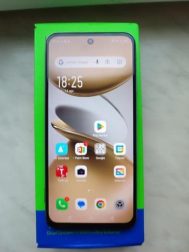 samsung son model: Tecno Spark 9, 128 GB, rəng - Boz, Sensor — 2