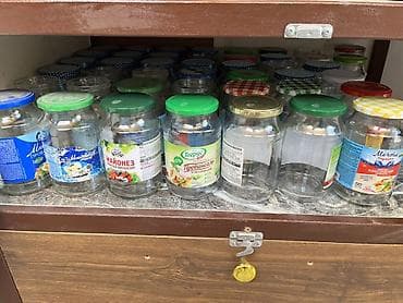 банки стеклянные бишкек: Şüşə bankalar dəsti 50 ədəd - Məhsul: Müxtəlif ölçülü şüşə bankalar — 1