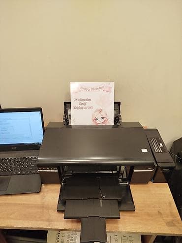 epson a3 printer: Epson L805 foto printer - Rəngli foto çap üçün 6 rəngli (C, M, Y, LC — 2