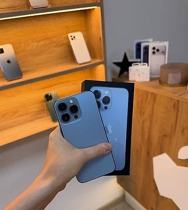 iphone 13 pro max irşad telecom: IPhone 13 Pro, 128 GB, Sierra Blue, Zəmanət, Simsiz şarj, Face ID — 1