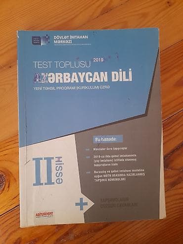 İdman və hobbi: Azərbaycan dili Testlər 6-cı sinif, DİM, 1-ci hissə, 2019 il — 2