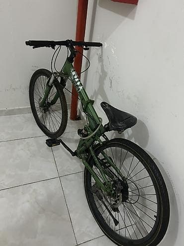 bicycle stargazer: Yaşıl rəngli Spirit Patriot dağ velosipedi - Tam asqılı (ön — 2
