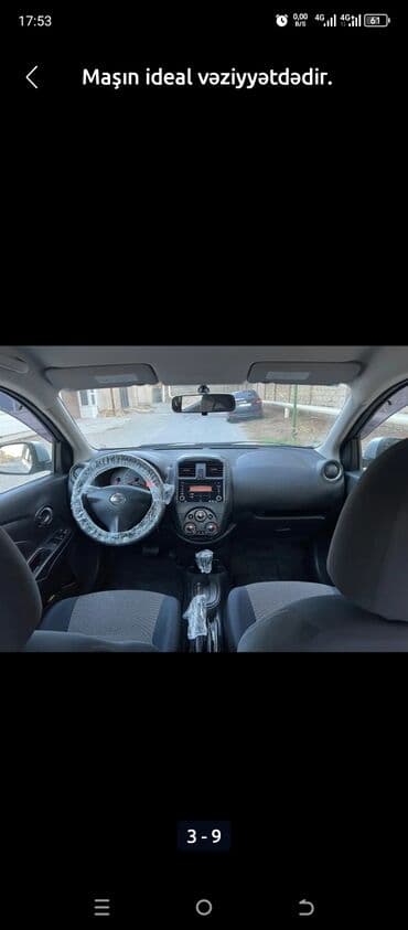 tək oturacaqlar: Nissan Sunny: 1.2 l | 2015 il Sedan — 3