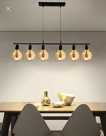 mini projektor: Çılçıraq, 6 lampa, Metal — 1