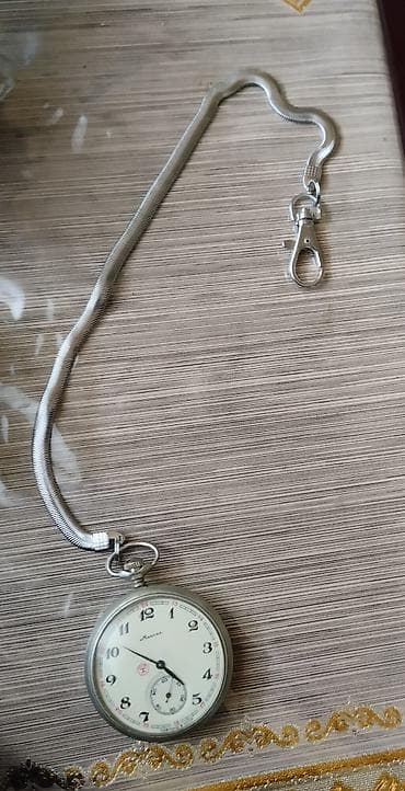 Məhsul dəsti – vintaj və dekorativ əşyalar - Mexaniki cib saatı və