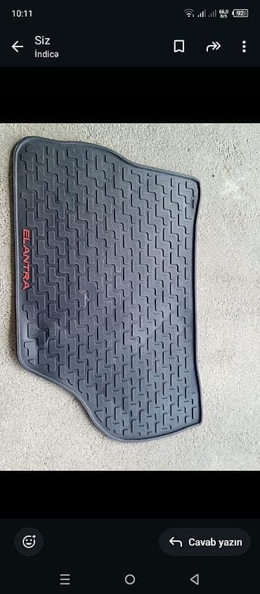 disk masin: Avtomobil üçün ayaqaltı, Rezin, Hyundai — 2